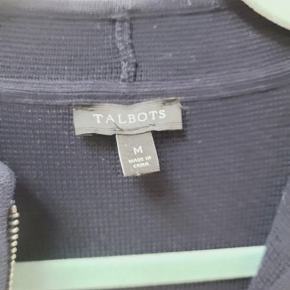 Talbots zip Knit Jacket - Picture 6 of 7